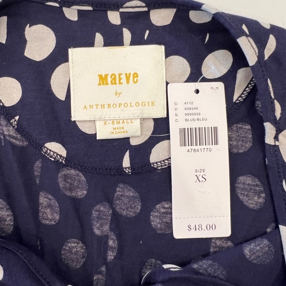 Maeve by Anthropologie Polka Dot Shirt - NWT - Picture 3 of 3